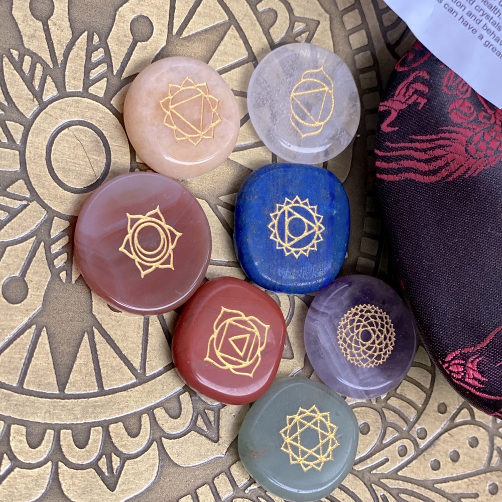 Chakra stones set